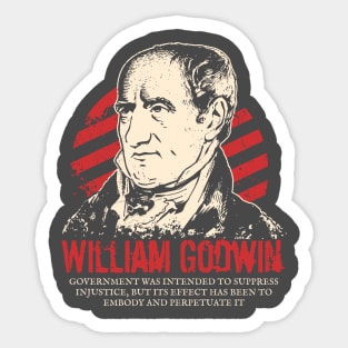 William Godwin - Anarchists Sticker